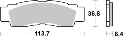 PLAQUETTES DE FREIN  979PSI - SBS