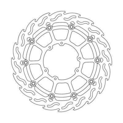 Jeu de boulons  M6x17 à tête hexagonale (100pcs) - Moto Master