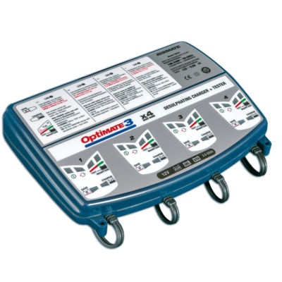Chargeur batterie OPTIMATE 3 x4 BANK 12V EN 0.8A - TM 454 PRO