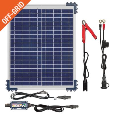 Chargeur batterie OPTIMATE SOLAR DUO avec Panneau 20W