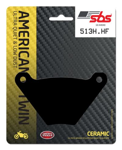 Plaquettes de frein Harley Davidson FLH 1200 Electra Glide Street organique - SBS 513H.HF