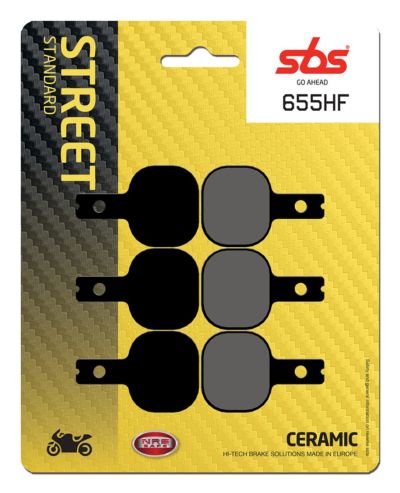 PLAQUETTES DE FREIN  655HF - SBS