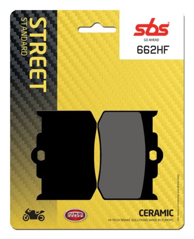 PLAQUETTES DE FREIN  662HF - SBS