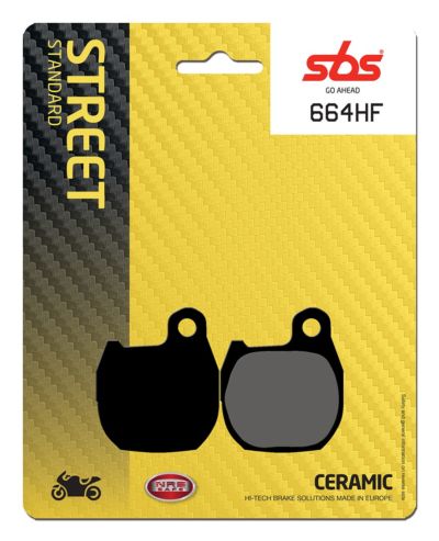 PLAQUETTES DE FREIN  664HF - SBS