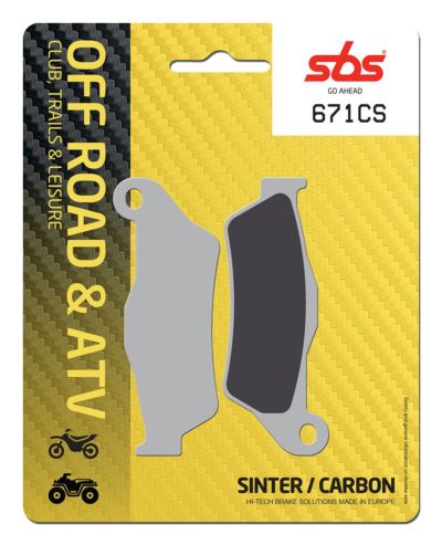 PLAQUETTES DE FREIN  671CS - SBS
