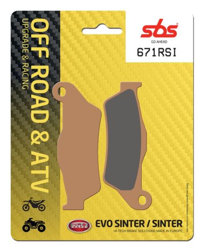 PLAQUETTES DE FREIN  671RSI - SBS