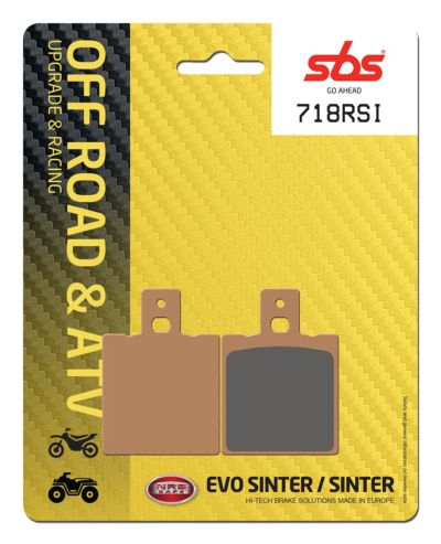 PLAQUETTES DE FREIN  718 RSI - SBS