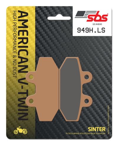 Plaquettes de frein Harley Davidson FLFB 1750 Fat Boy Street Sinter - Métal fritté arrière - SBS 949H.LS