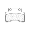 Plaquettes de frein haute performance maxi-scooter 3047MSC - CL Brakes