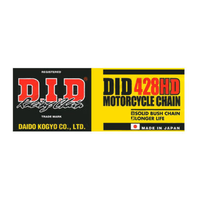 Chaine DID428HD(B&B) x 100 maillons RJ (Pas 428) - DID