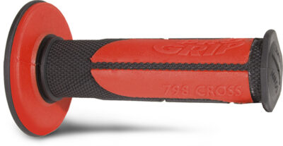 Poignées 798 Noir/Rouge 22/25 - Progrip