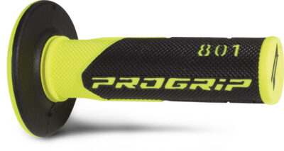 Poignées 801 Jaune Fluo/Noir 22/25 - Progrip