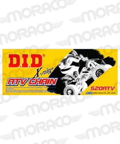 Chaine DID520ATV2(G&B) x 82 maillons FJ (Pas 520) - DID
