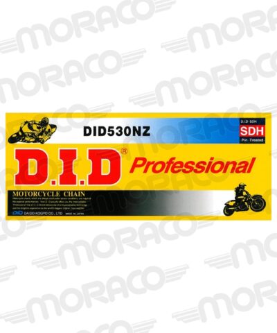 Chaine DID530NZ(B&B) x 124 maillons FJ (Pas 530) - DID