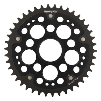 Couronne STEALTH 736 525:42 NOIR Couronne bi-metal Ducati 848 Streetfighter S F102AA (CL605SN42) - Supersprox