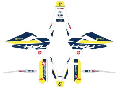 Kit Déco ROUND HUSQVARNA TC (2008-2013) Blanc - UP
