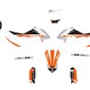 Kit Déco ROUND KTM SX 50 (1998-2001) Orange - UP