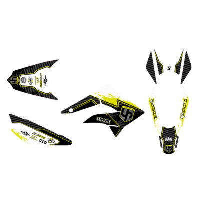 Kit Deco SPECTRUM DERBI DRD XTREME 11->16 noir - UP