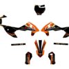 Kit Déco SPIKE KTM SX 50 (1998-2001) Noir-Orange - UP