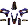 Kit Déco SPIKE SHERCO SE (2009-2011) Noir-Bleu - UP
