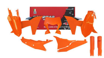 Kit plastique carénage 7p avec protec fourche KTM EXC 150POINTVIRGULE300 RKITKTMAR0704 - R'Tech