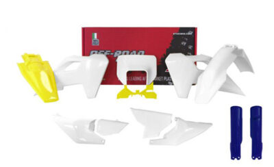 Kit plastique carénage 8 PCS HUSQVARNA TEPOINTVIRGULEFE 150POINTVIRGULE250POINTVIRGULE300POINTVIRGULE350POINTVIRGULE450 RKITHSQOEM824 - R'Tech