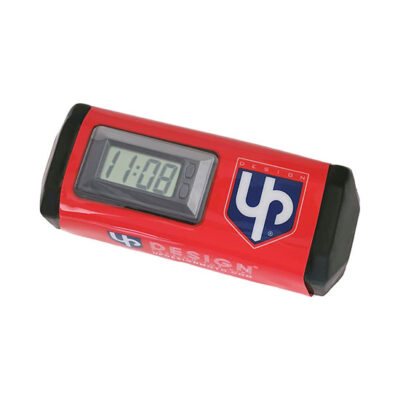 Mousse de Guidon Horloge intégrée Rouge - UP