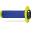 Poignées 708 Lock on + 7 CAMS Jaune Fluo/Bleu Electrique 22/ - Progrip