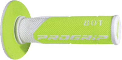 Poignées 801 Blanc/Vert Fluo 22/25 - Progrip