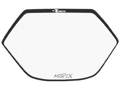 Plaque phare Matrix PVC decal blanc RADMASK7BN01 - R'Tech