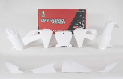 Kit plastique carénage 6 p Blanc RKITHSQBN0599 - R'Tech