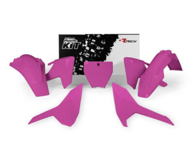 Kit plastique carénage Husqvarna  fluo Rose RKITHSQFU0516 - R'Tech