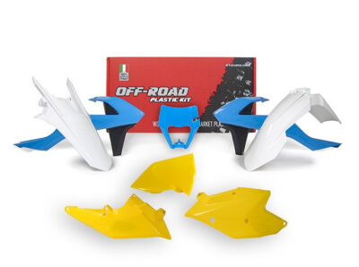 Kit plastique carénage Bleu clair - Jaune - Blanc RKITKTMCL0517 - R'Tech