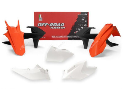 Kit plastique carénage 5 p K orange, noir, blanc RKITKTMOEM418 - R'Tech