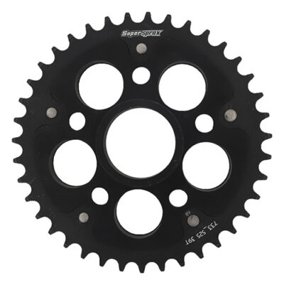 Couronne Stealth 39 dents - Noir - Supersprox (CL610SN39)