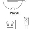 Ampoule H3 - Vision 12 V -  55 W - PK22s (12336PRB1) - Philips