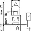 Ampoule H3 - Vision 12 V -  55 W - PK22s (12336PRB1) - Philips