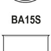 Ampoule R10W 12 V -  10 W - BA15s (12814CP) - Philips