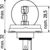 Ampoule R2 - Visio  12 V -  45/40 W - P45t-41 (12475C1) - Philips