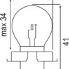 Ampoule S3 - Standard 12 V - 15 W - P26s (12008C1) - Philips