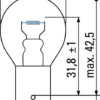 Ampoule Stop PY21W Ambre  12 V -  21 W - BAU15s (12496NACP) - Philips