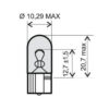 Ampoule Wedge Base WY5W Ambre  12 V -  5 W - W2.1x9.5d (12396NACP) - Philips