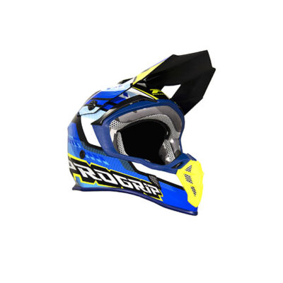 CASQUE 3180 BLEU/JAUNE FLUO - Progrip