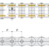 Chaine A428MX-G 118 maillons / pas 428 ARS GOLD - AFAM