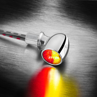 Clignotant Atto DF Chrome - Feu AR et cligno - Kellermann