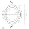 Couronne acier Pas 520 - 42 dents - Supersprox (CA21242)