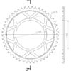 Couronne acier Pas 530 - 49 dents - Supersprox (CC80149)