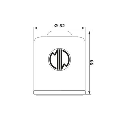 Filtre à huile P5001 (MEIWA) - MIW