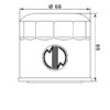 Filtre à huile S3011 (MEIWA) - MIW