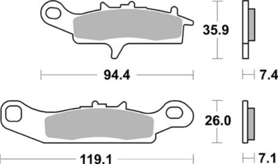 PLAQUETTES  798RSI - SBS